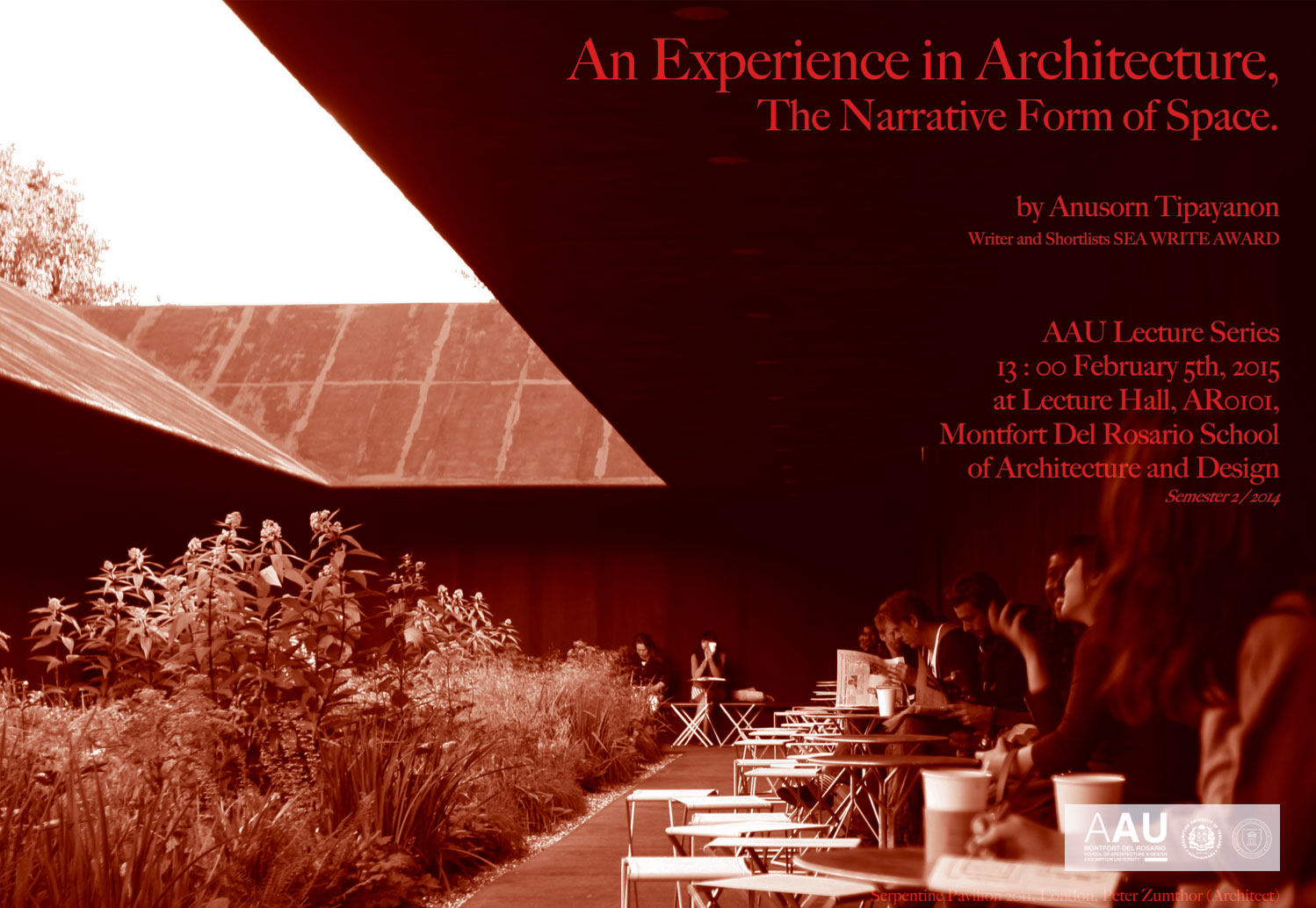 Lecture Series: An Experience in Architecture