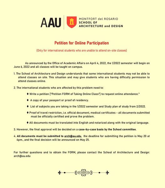 Petition for Online Participation