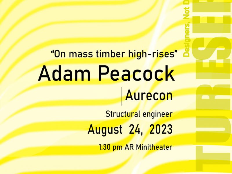 Second Lecture Series by Adam Peacock